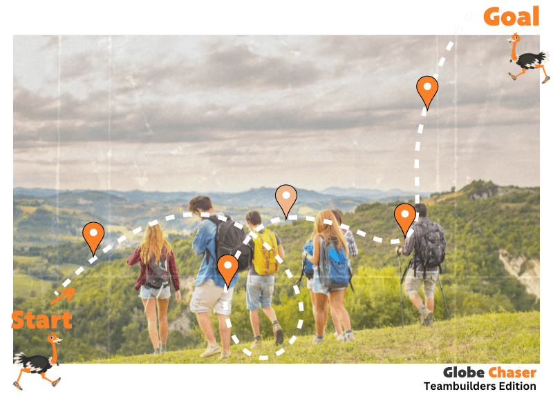App für Teambuilding Agenturen, Tourismusbetriebe und Firmen - Schnitzeljagd und Betriebsausflug mit Globe Chaser