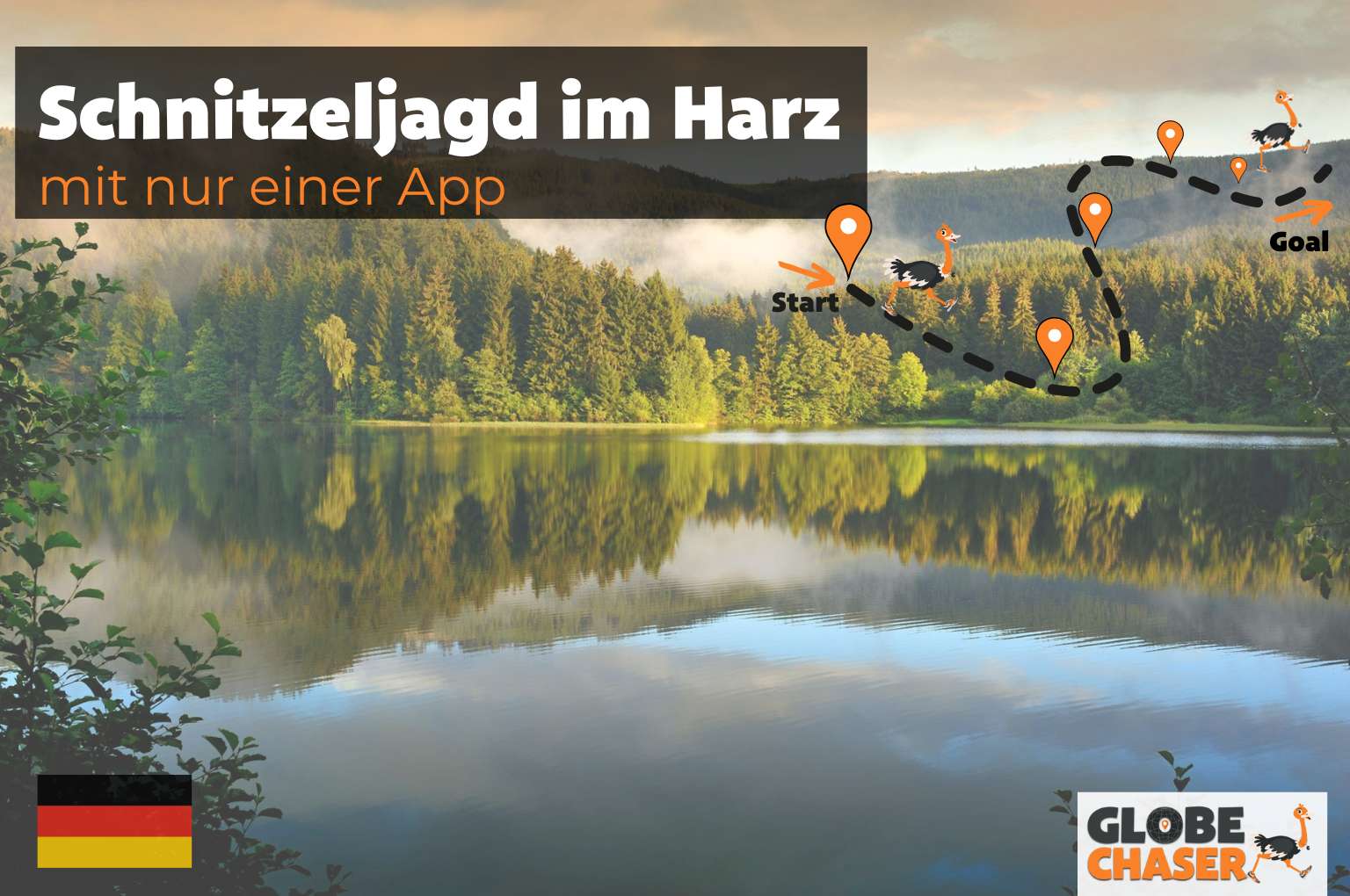 Schnitzeljagd im Harz mit App - Globe Chaser Erlebnisse Deutschland