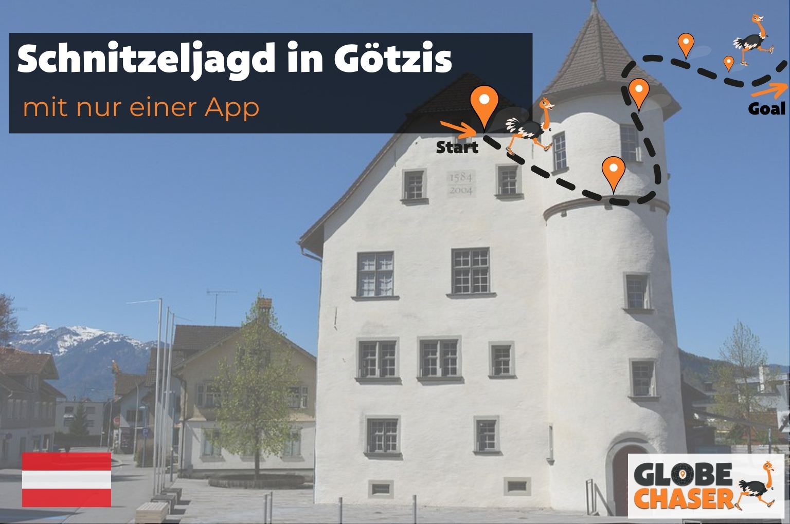 Schnitzeljagd in Goetzis mit App - Globe Chaser Erlebnisse Austria