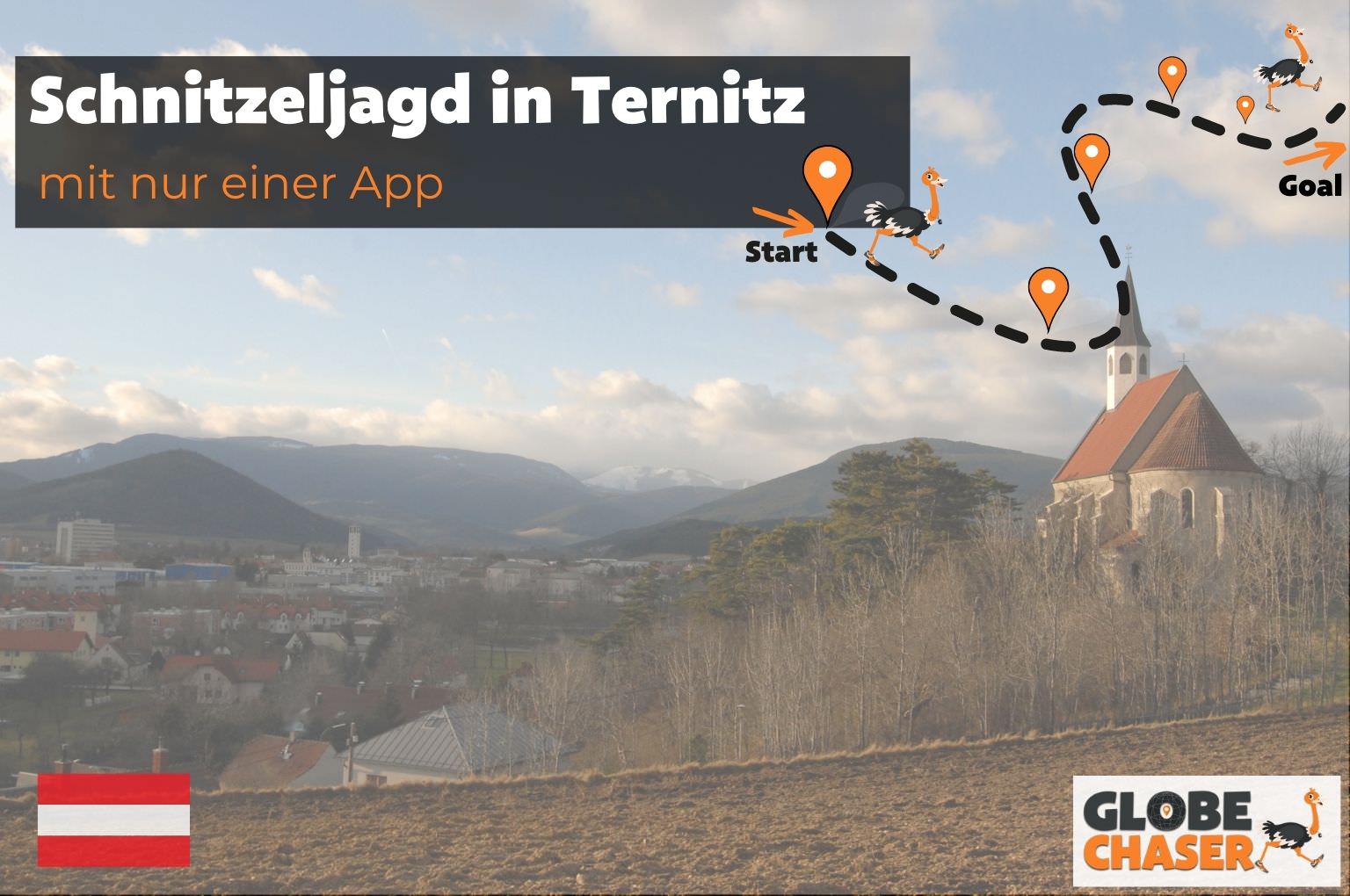 Schnitzeljagd in Ternitz mit App - Globe Chaser Erlebnisse Austria